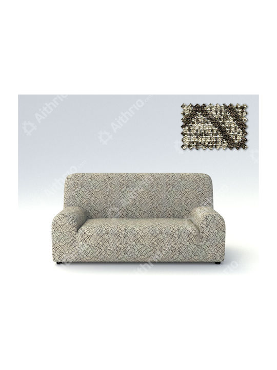 Elastic Covers Sofa Grecia-Beige-Brown-Armchair 10+ Colours Available-Living Room Covers