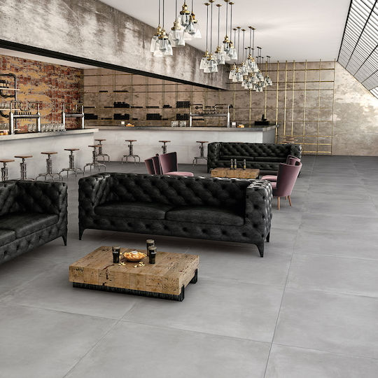 Tile Caementum Griseo 122.6x122.6 Cm