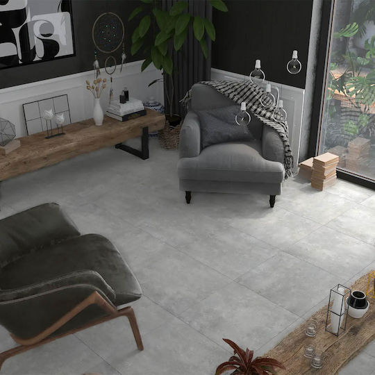 Плочка 60x60 Cemento Бял Първо Качество Yurtbay