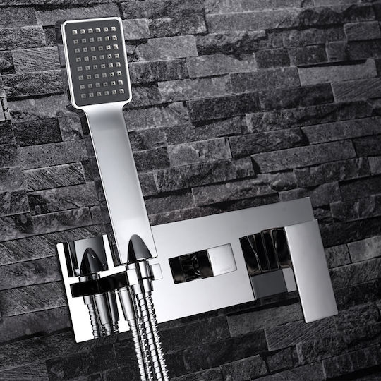 Excel Loretta Eingebaute Wasserhähne 2 Ausgänge Mischpult Telefon & Kopfbrause Wand