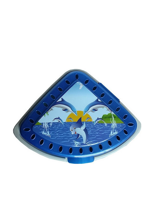Wäschekorb Dreieckig 43lt 40x35x54cm Decor Delfin