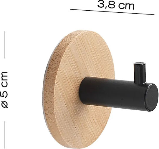 Cârlig Juncos Bambus Negru Mat Gedy