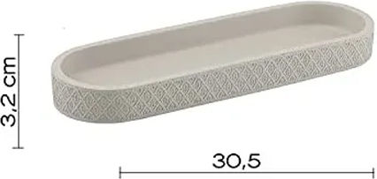Δισκάκι Afrodite Grey Gedy