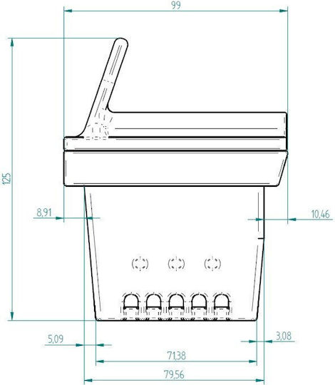 Δοχείο Καύσης Pellet 118x99