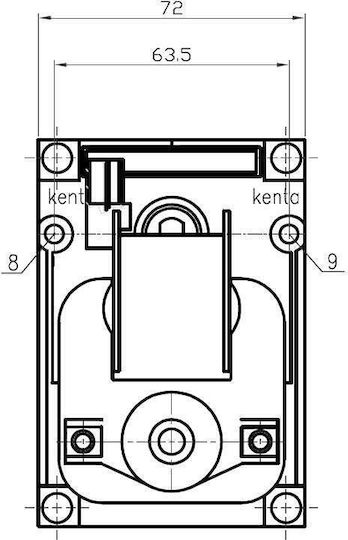 Мотор със зъбни колела за пелетна печка Kenta K9175051 1.5rpm Deville Tmc Edilkamin