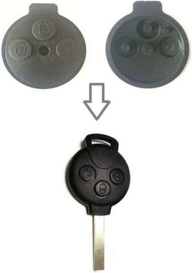 Spare Rubber Shell Smar 451 3 Buttons 1048-f