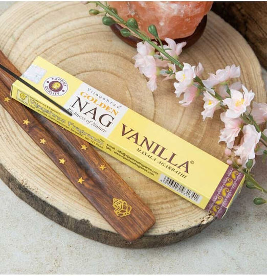 Golden Nag Vanilla Αρωματικά Sticks Χώρου 15gr/15τεμάχια Vijayshree