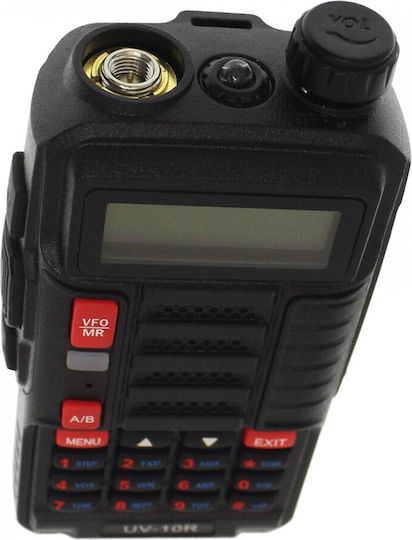 Baofeng UV-10R Wireless Transceiver UHF/VHF 10W with Monochrome Screen