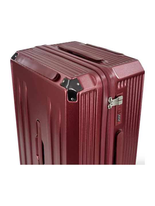 Großer Forecast C879/28 Koffer – 75cm Tsa Usb Smartphone & Becherhülle Burgundisch