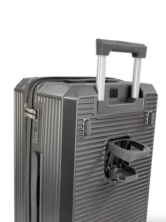 Großer Forecast C879/28 Koffer – 75cm Tsa Usb Smartphone & Becherhülle Grau