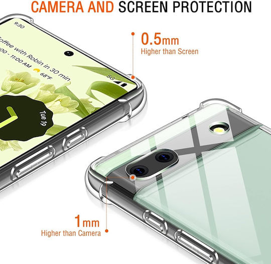 Back Cover Σιλικόνης Διάφανο (Google Pixel 6a)