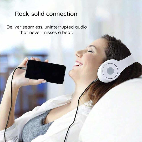 Techsuit Braided USB 2.0 Cable USB-C male - 3.5mm Γκρι 1m