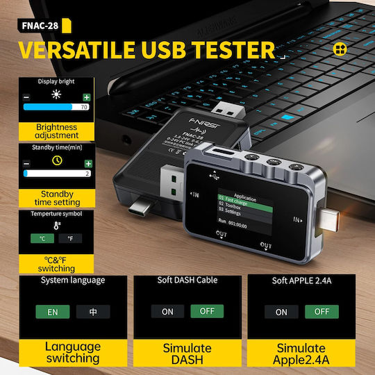 Fnirsi FNR-FANC-28 USB Port Tester