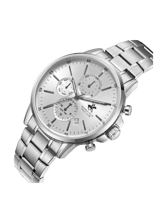 Beverly Hills Polo Club Uhr Batterie mit Metallarmband