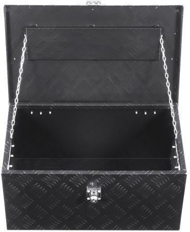 Vevor 20"x12"x9.5" Heavy Duty Aluminum Truck Bed Tool Box Pickup Rv Black