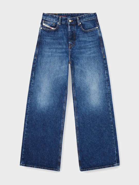 Women's Jean Trousers in Relaxed Fit Dark Aged Denim