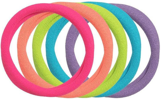 Invisibobble Ecotie Hair Tie Neon Glow Hair Scrunchies Neon Shades 5 Pieces
