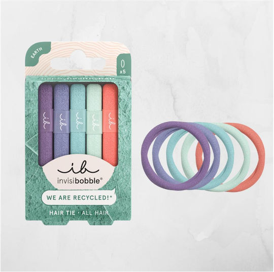 Invisibobble Ecotie Hair Tie Pastel Dream Λαστιχάκια Μαλλιών Παστέλ Αποχρώσεις 5 Τεμάχια