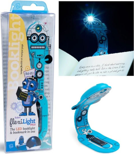 Thinking Gifts Φωτάκι Βιβλίου LED με Κλιπ Μπλε