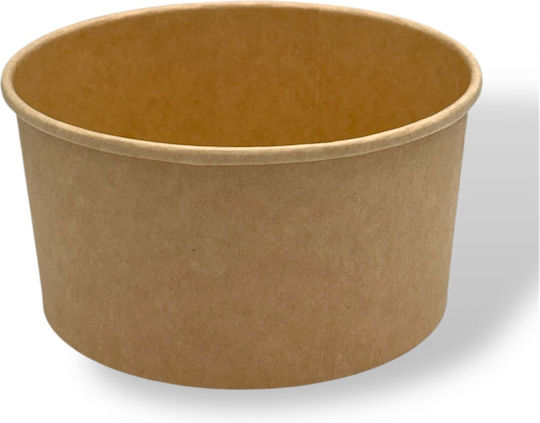Ecocraft Disposable Salad Paper Box Kraft 50pcs