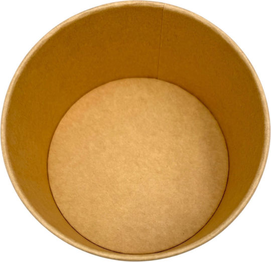 Ecocraft Disposable Salad Paper Box Kraft 50pcs