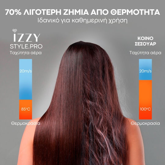 Izzy Professional Hair Dryer with Diffuser 1600W