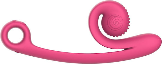 Snail Vibe Curve Δονητής G-Spot με Απομακρυσμένο Έλεγχο 24cm Λιλά