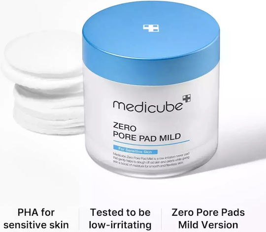 Medicube Zero Pore Mild Pads Facial Toning for Sensitive Skin 70pcs