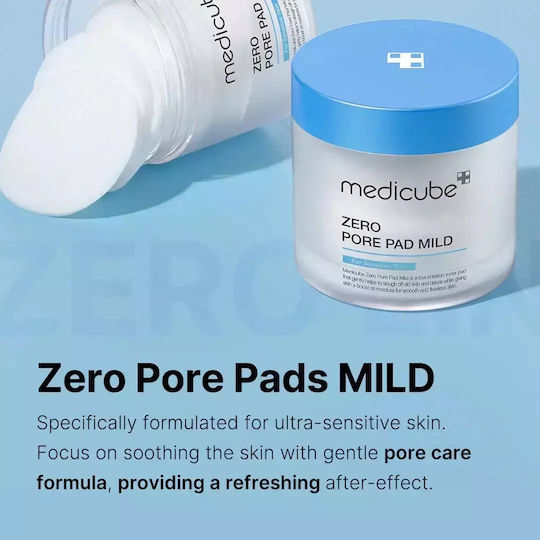 Medicube Zero Pore Mild Pads Facial Toning for Sensitive Skin 70pcs