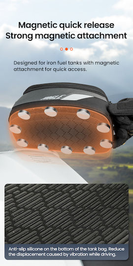Loboo Motorcycle Tank Bag for Tank Cover