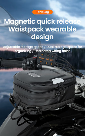 Loboo Motorcycle Tank Bag for Tank Cover