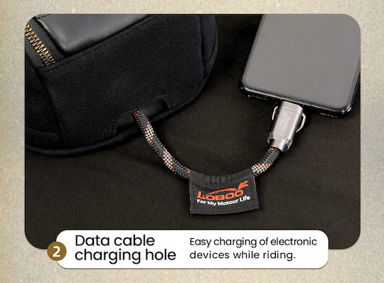 Loboo Motorcycle Tank Bag Magnetic
