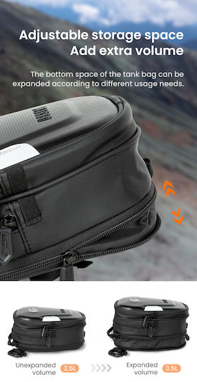 Loboo Motorcycle Tank Bag for Tank Cover
