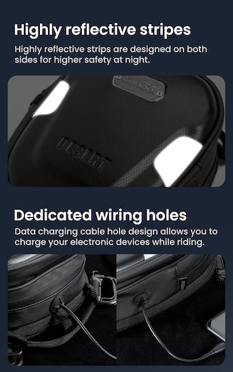 Loboo Motorcycle Tank Bag for Tank Cover