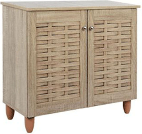 Holz Schuhschrank Miranda 77x34x67.5cm