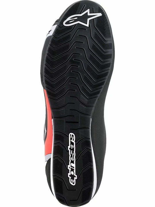 Alpinestars Sektor Pantofi De Motocicletă Pentru Bărbați Negru/Roșu/Alb