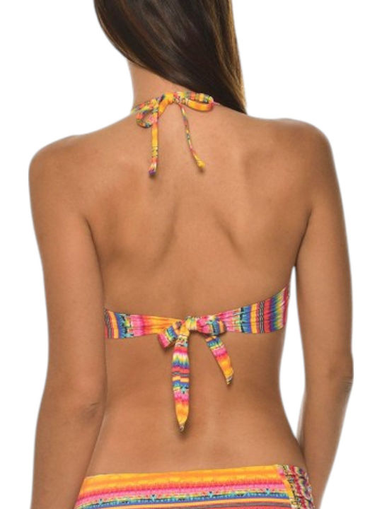Banana Moon Boro Strapless Bikini Top Πολύχρωμο