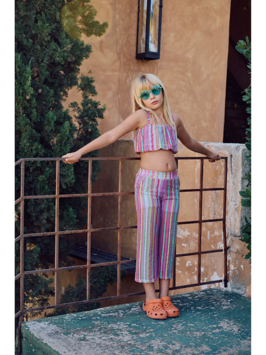 Set pentru copii cu pantaloni Vară 2buc Multicolor