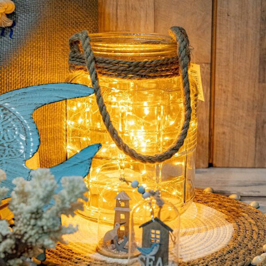 ED Collection Laterne Glas Transparent 14.3x20.5x20cm 1Stück