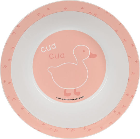 Safta Set de hrănire din Plastic Roz 4buc
