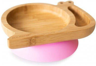 Eco Rascals Σετ Φαγητού από Bamboo Ροζ 4τμχ