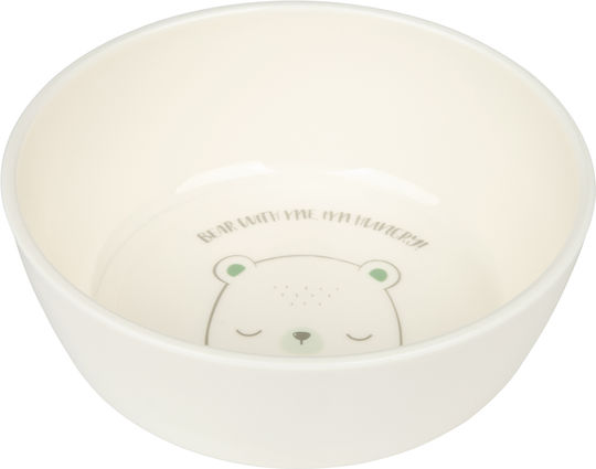 Kikka Boo Feeding Set Bear With Me made of Plastic Green 5pcs for 6+ months