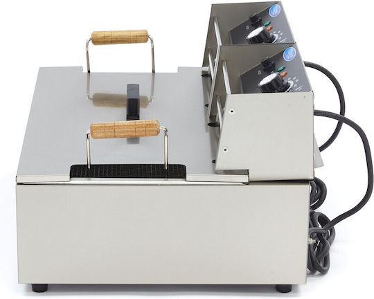 Maxima Holland Elektrische Fritteuse Doppel 2.5kW Kapazität 2x15lt