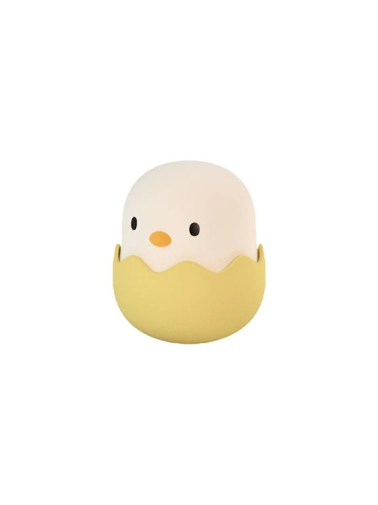 Mega Light Φωτάκι Νυκτός LED Baby Eggy 3τμχ Ρεύματος Πολύχρωμo Θερμό