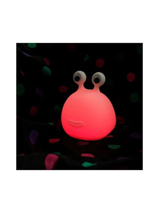 Mega Light Φωτάκι Νυκτός LED Momo Moon USB Λευκό Θερμό