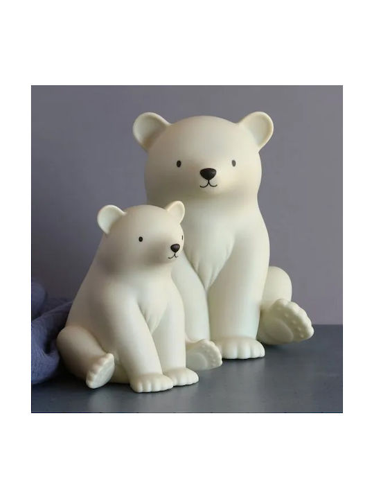 A Little Lovely Company Night Light LED Bear Battery White