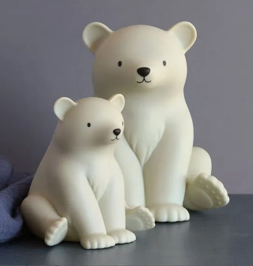 A Little Lovely Company Night Light LED Bear Battery White