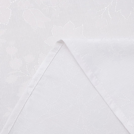 Tischtuch Fleckabweisend Smiry Waterproof Washable White 140x140cm