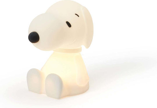 Mr Maria Φωτάκι Νυκτός LED Snoopy Ρεύματος Λευκό Θερμό