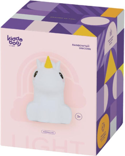 Kiddoboo Nursery Night Light LED Unicorn Power White